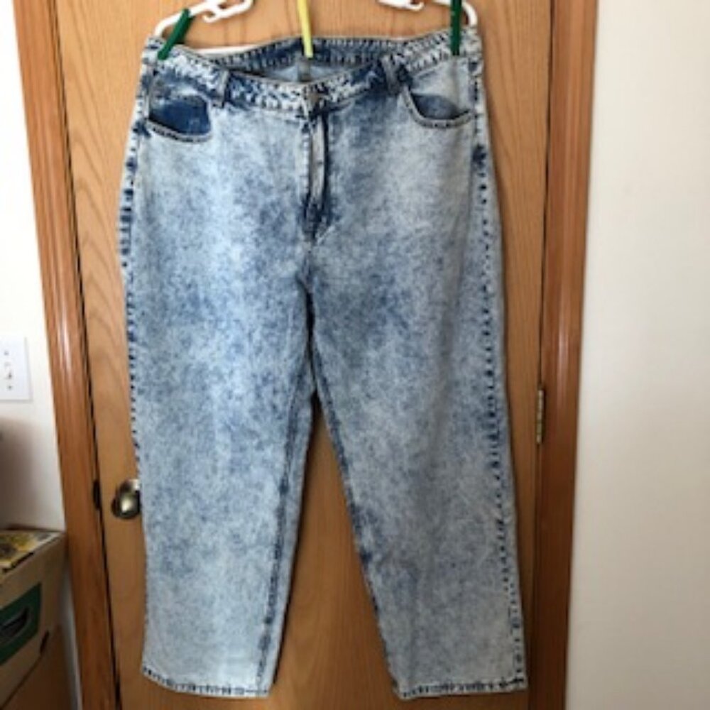 NWOT Shein Curve Plus Jeans 4XL Washed Denim Excellent Condition